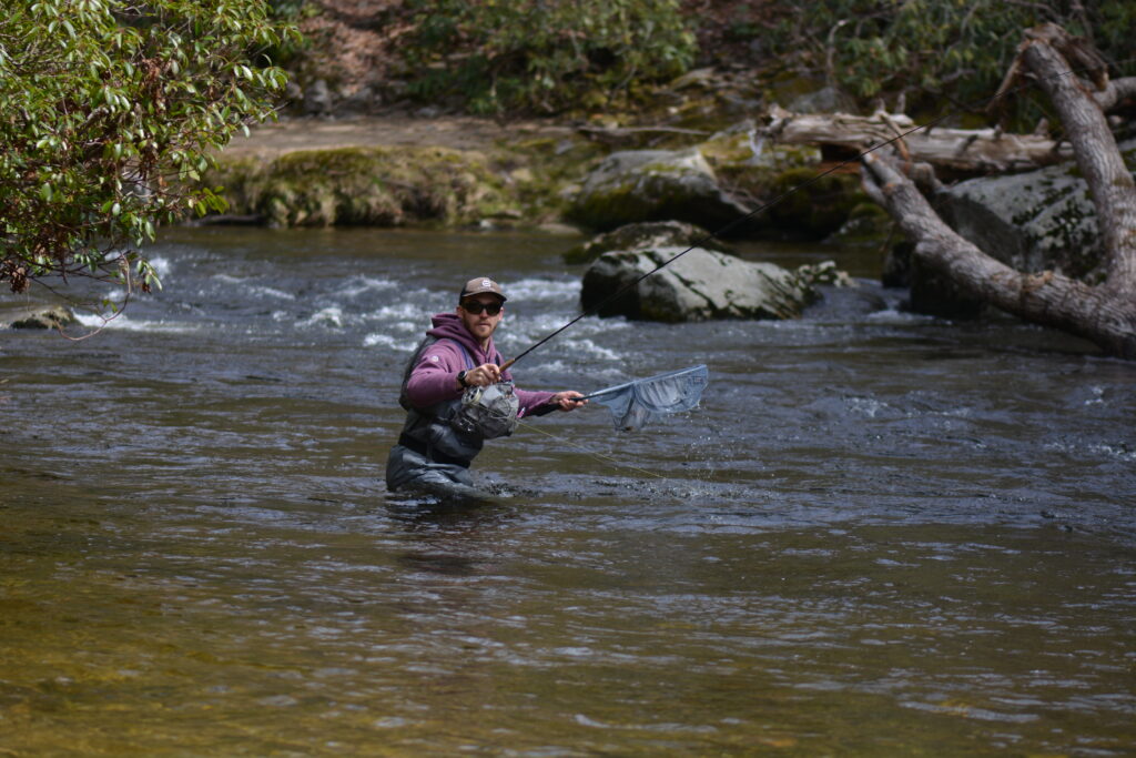 Mike Komara at a Fly Fishing competition in Central Pennsylvania