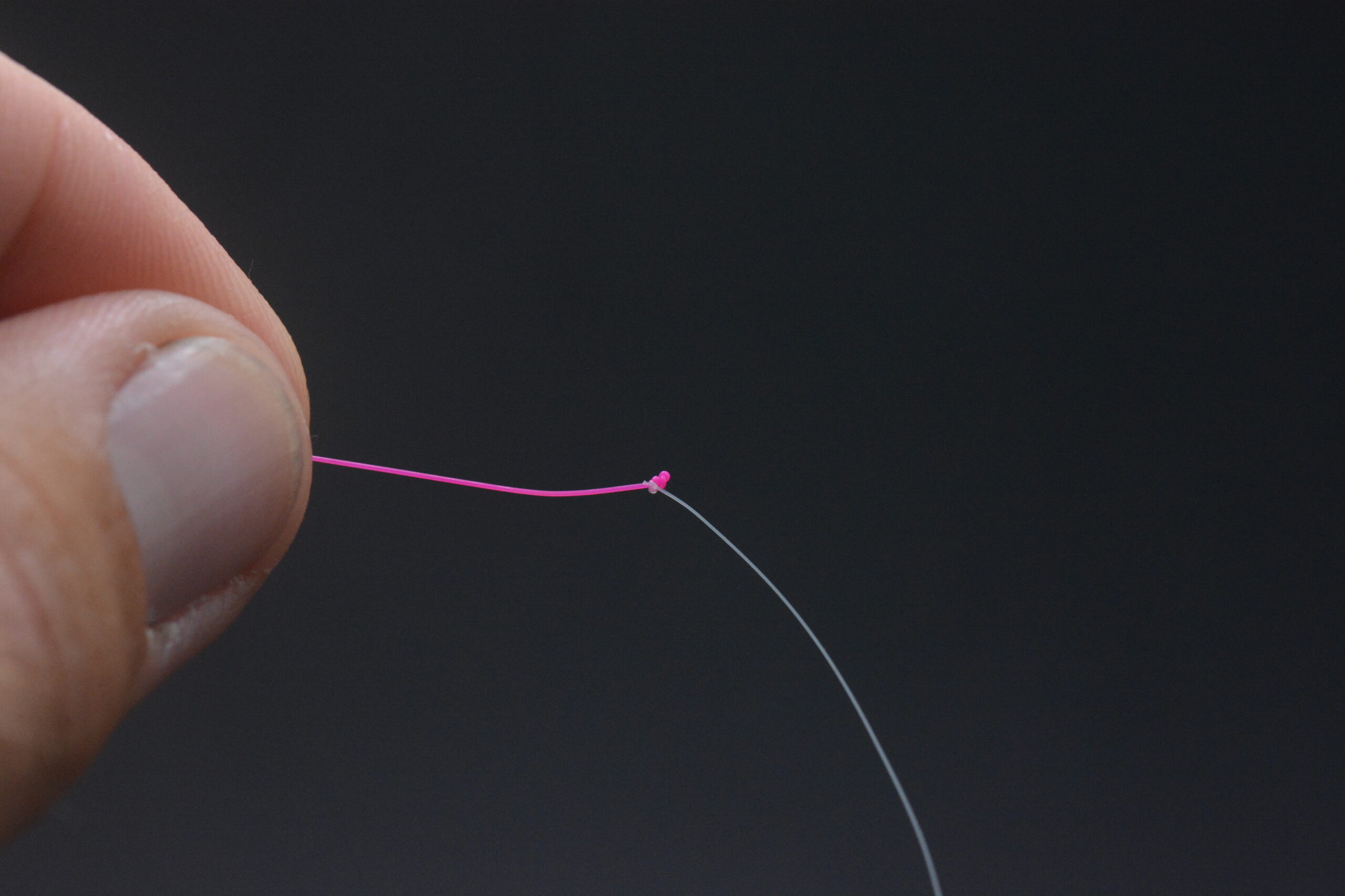 A well tied stopper knot to connect tippet to a fly fly fishing leader