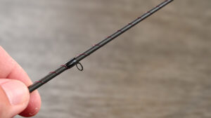 A picture of a mono wrapped euro nymphing rod
