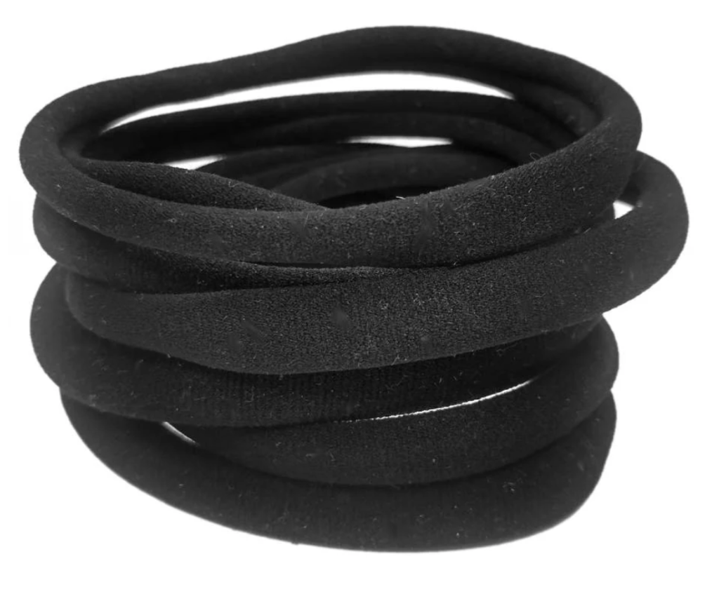 Black Hair ties